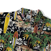 Aloha Hibiscus Flowers Hawaii Shirt, Surfing Hawaiian Shirt - The Palmix